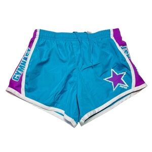 Justice Blue and Purple Athletic Shorts